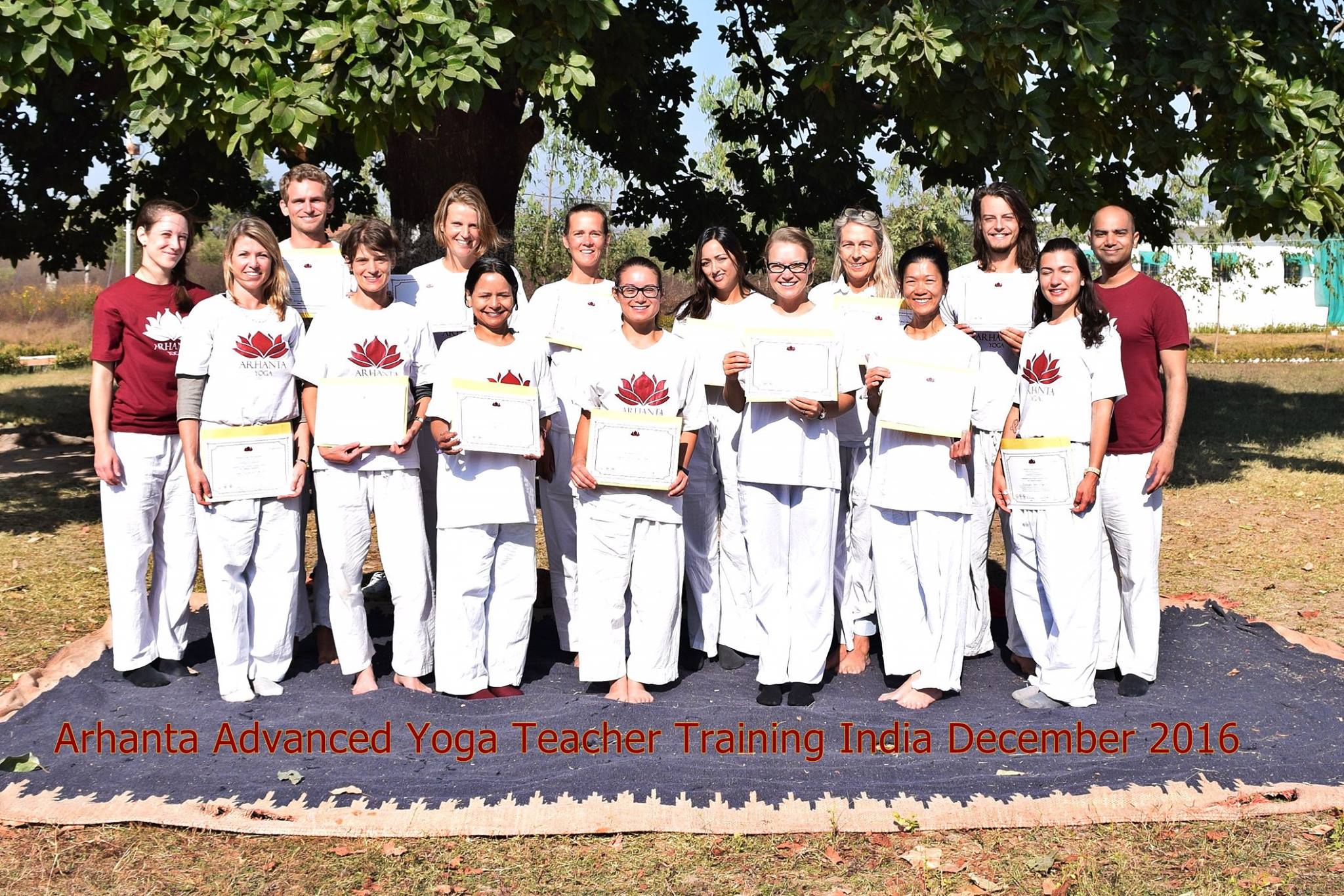 Yogalehrer-Ausbildung Dezember 2016