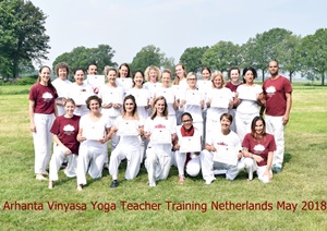 Vinyasa-Lehrerausbildung Niederlande Mai 2018