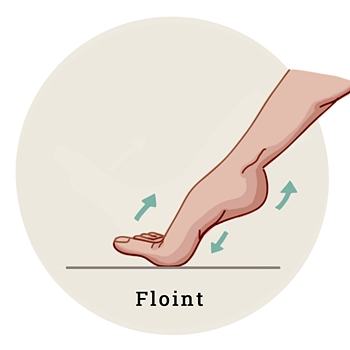 Halbflex Flointed Fuß